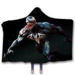Venom Hooded Blanket - Muscle Black Blanket