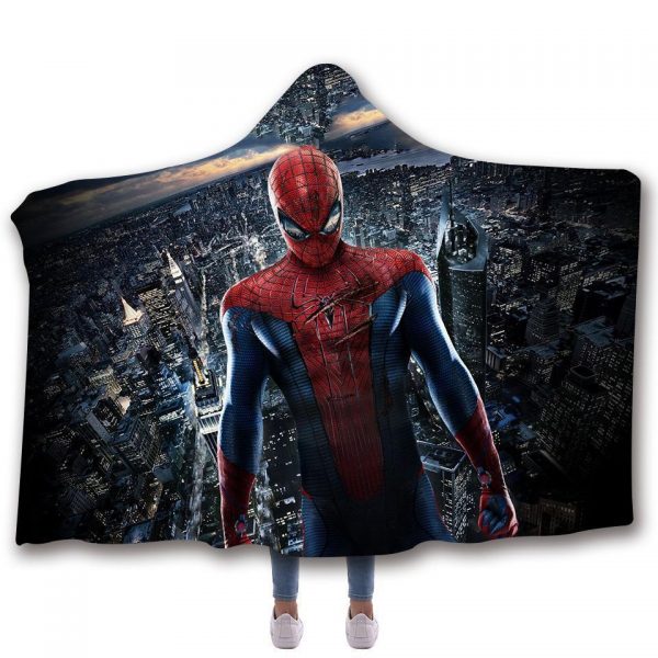 Venom  Hooded Blanket - Spider-Man City Black Blanket
