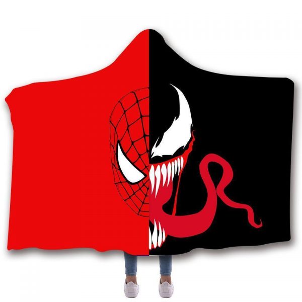 Venom Hooded Blanket - Spider-Man Fit Venom Blanket