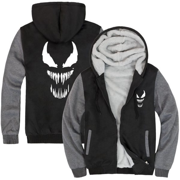 Venom Jackets - Venom Movie Series Venom Icon Super Cool Fleece Jacket