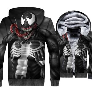 Venom Jackets - Venom Series Anti-Hero Venom Super Cool 3D Fleece Jacket