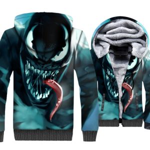 Venom Jackets - Venom Series Super Venom Symbiosis Cool 3D Fleece Jacket