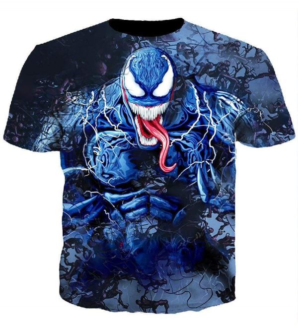 Venom Sesion2 Hoodies - Pullover Blue Hoodie