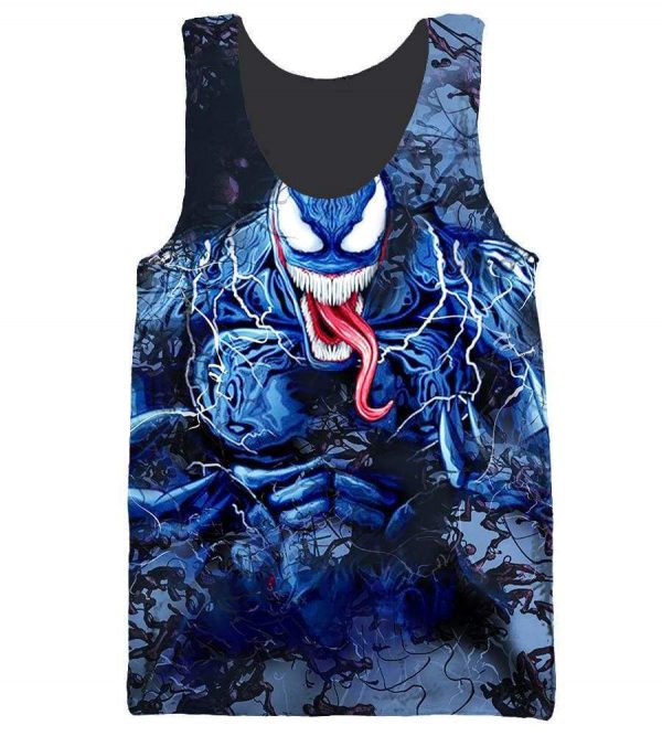 Venom Sesion2 Hoodies - Pullover Blue Hoodie