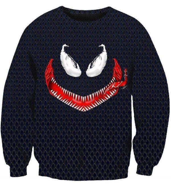 Venom Tongue Hoodies - Pullover Black Hoodie