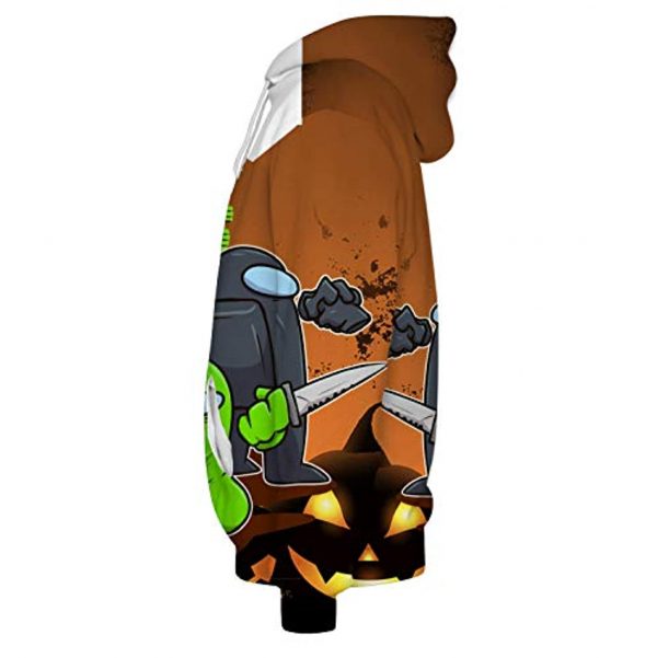 Video Game Among Us Hoodie - 3D Print Colorful Drawstring Pullover Hoodie