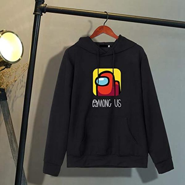 Video Game Among Us Hoodie - 3D Print Drawstring Pullover Hoodie