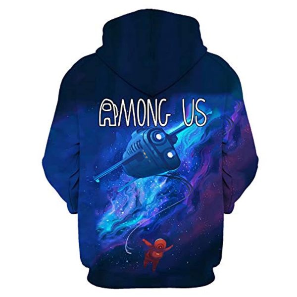 Video Game Among Us Hoodie - 3D Print Pullover Hoodie