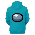 Video Game Among Us Hoodie - 3D Print Solid Color 5 Colors Drawstring Pullover Hoodie