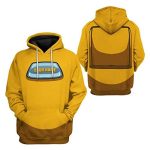 Video Game Among Us Hoodie - 3D Print Solid Color Drawstring Pullover Hoodie