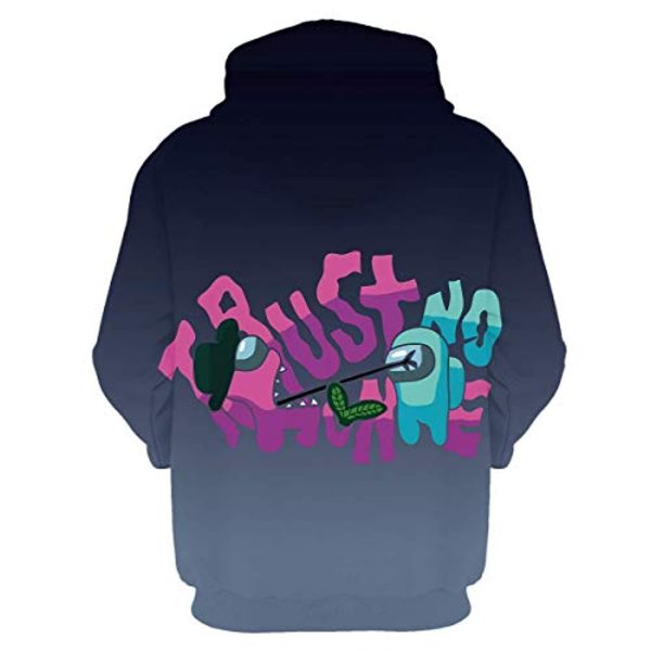 Video Game Among Us Hoodie - 3D Print  String Pullover Hoodie