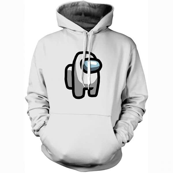 Video Game Among Us Hoodie - Cute Solid Color Pullover Hoodie 8 Colors Optional
