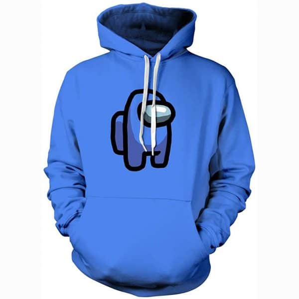 Video Game Among Us Hoodie - Cute Solid Color Pullover Hoodie 8 Colors Optional