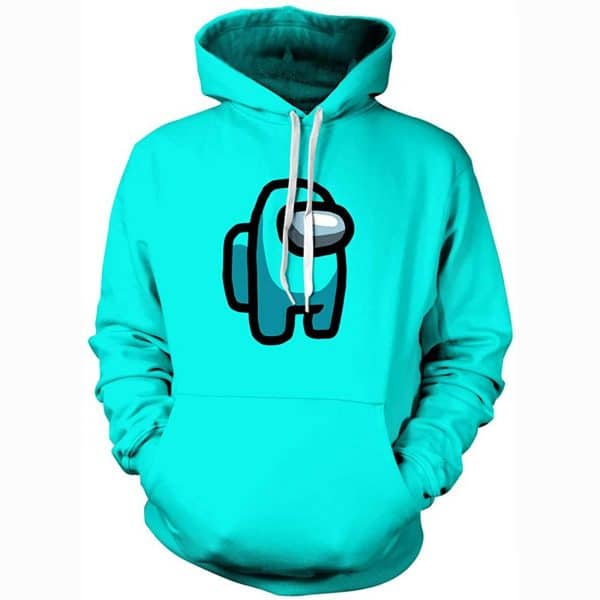 Video Game Among Us Hoodie - Cute Solid Color Pullover Hoodie 8 Colors Optional