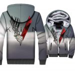 Vikings Jackets - Vikings Movie Series Vikings Logo Icon Super Cool 3D Fleece Jacket