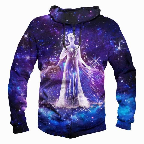 Virgo Horoscope Hoodies - Pullover Black Hoodie