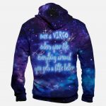 Virgo Horoscope Hoodies - Pullover Black Hoodie