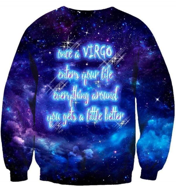 Virgo Horoscope Hoodies - Pullover Black Hoodie