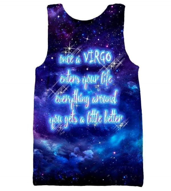 Virgo Horoscope Hoodies - Pullover Black Hoodie