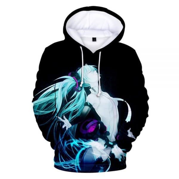 Vocaloid Hatsune Miku 3D Print Hoodies Sweatshirts Hooded Jacket