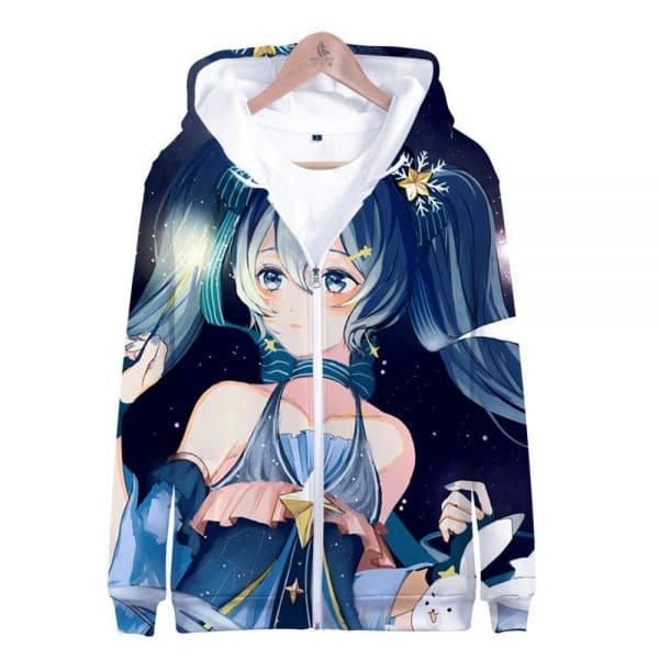 Vocaloid Hatsune Miku 3D Print Hoodies Sweatshirts Hooded Jacket
