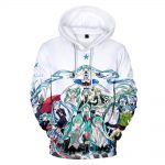 Vocaloid Hatsune Miku Hooded Jacket Outwear - 3D Print Hoodie Sweatshirt