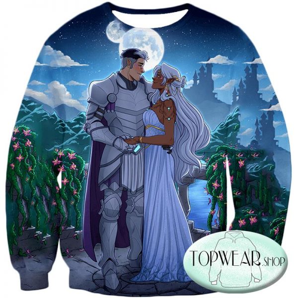 Voltron: Legendary Defender Hoodies - Couple Shiro X Princess Allura Awesome Pullover Hoodie