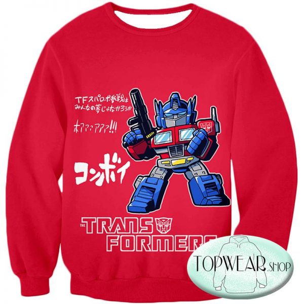 Voltron: Legendary Defender Hoodies -Transformers Optimus Prime Pullover Hoodie