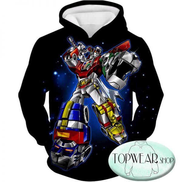 Voltron: Legendary Defender Hoodies - Ultimate Voltron Force Robot  Action Pullover Hoodie