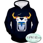 Voltron: Legendary Defender Hoodies - Voltron Force Front Face Mask Hoodie