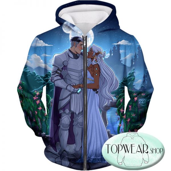 Voltron: Legendary Defender Sweatshirts - Couple Shiro X Princess Allura Awesome Sweatshirt