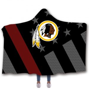 Washington Redskins Hooded Blankets - Redskins Fleece Hooded Blanket