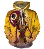 Washington Redskins Hoodies - Pullover Yellow Hoodie