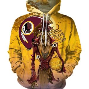 Washington Redskins Hoodies - Pullover Yellow Hoodie
