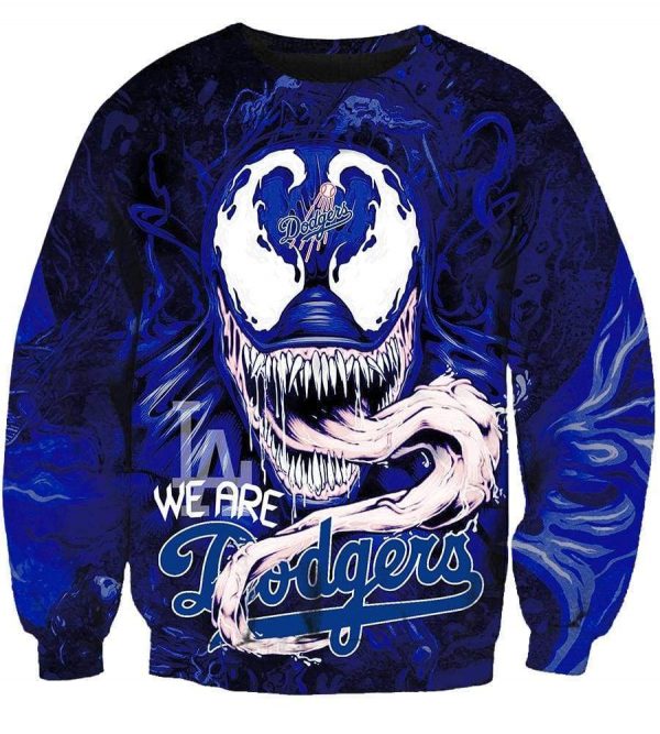 We are Dodgers Hoodies - Pullover Blue Hoodie