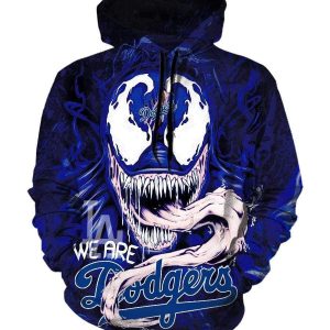We are Dodgers Hoodies - Pullover Blue Hoodie