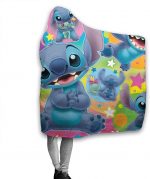 Wearable Blanket - Li-Lo & Sti-Tch Baby Anime Hooded Blanket