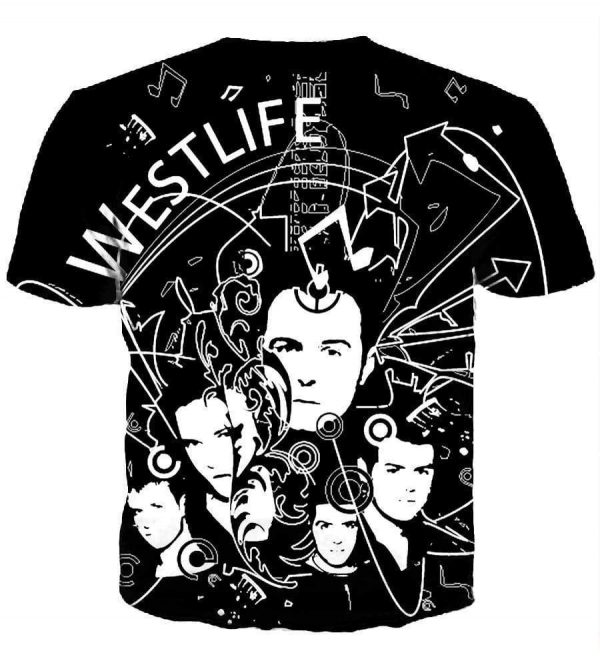 Westlife Hoodies - Pullover Black Hoodie