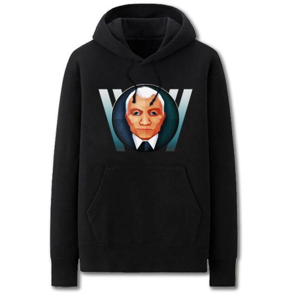 Westworld Hoodies - Solid Color Dr. Robert Ford Icon Fleece Hoodie