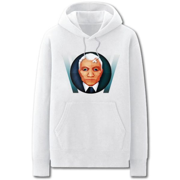 Westworld Hoodies - Solid Color Dr. Robert Ford Icon Fleece Hoodie