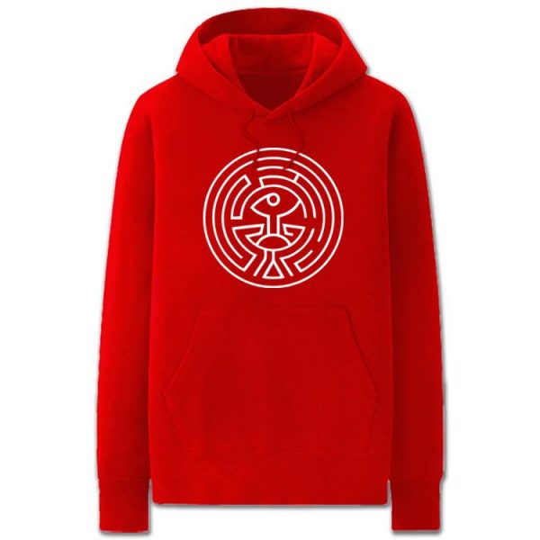 Westworld Hoodies - Solid Color Westworld Maze Fleece Hoodie