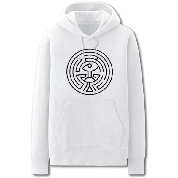 Westworld Hoodies - Solid Color Westworld Maze Fleece Hoodie