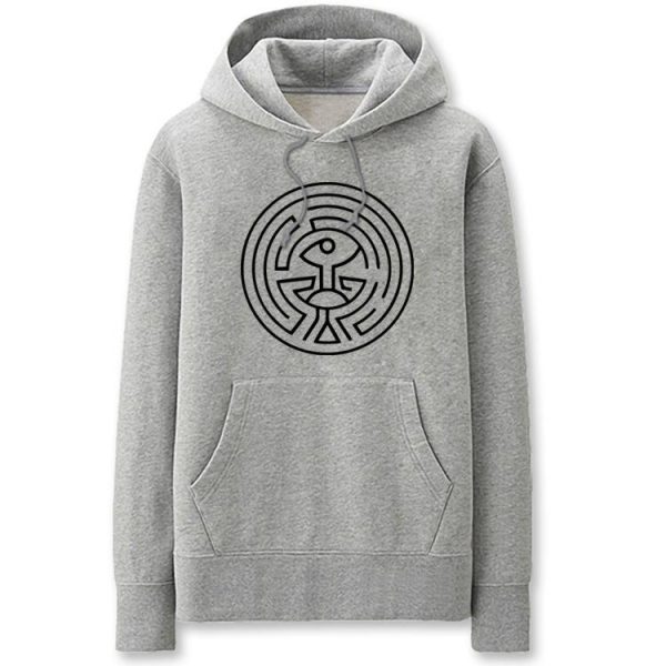 Westworld Hoodies - Solid Color Westworld Maze Fleece Hoodie