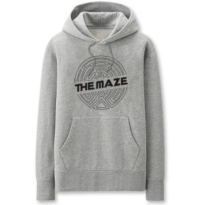 Westworld Hoodies - Solid Color Westworld The Maze Icon Fleece Hoodie