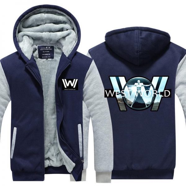 Westworld Zipper Jacket Hoodie Sportswear