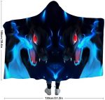 Winter Hooded Blankets - Pokemon Throw Poncho Blankets