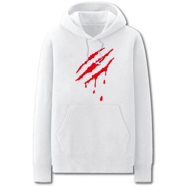 Wolverine Hoodies - Solid Color Wolverine LOGO Icon Super Cool Fleece Hoodie