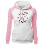 Women Hoodies - Women Hoodie Series Crazy Cat Lady Super Cute Fleece Hoodie