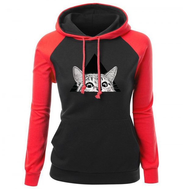 Women Hoodies - Women Hoodie Series Pet Cat Super Cute Fleece Hoodie