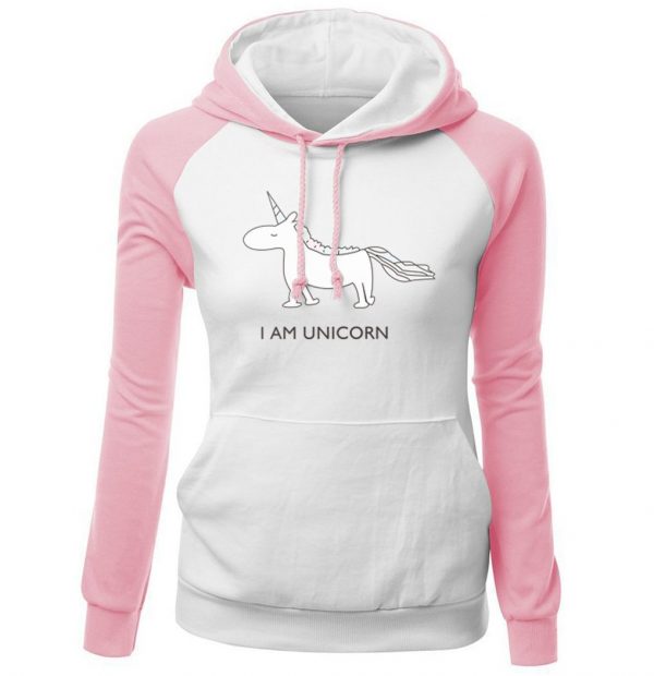 Women Hoodies - Women Hoodie Series Unicorn Cartoon Icon Super Cute Fleece Hoodie